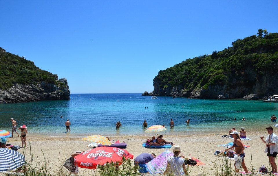 Paleokastrita beach Corfu